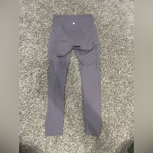 muted purple yogalicious athletic leggings